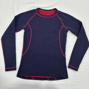 Ulvang 200 Merino Wool Base Layer Shirt womens Long Sleeve top size S Small